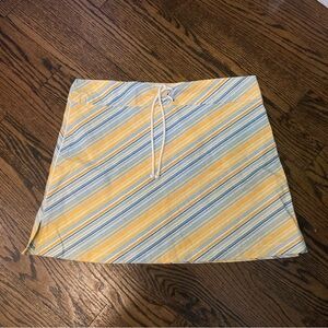 Brash  Blue and Yellow Striped Top